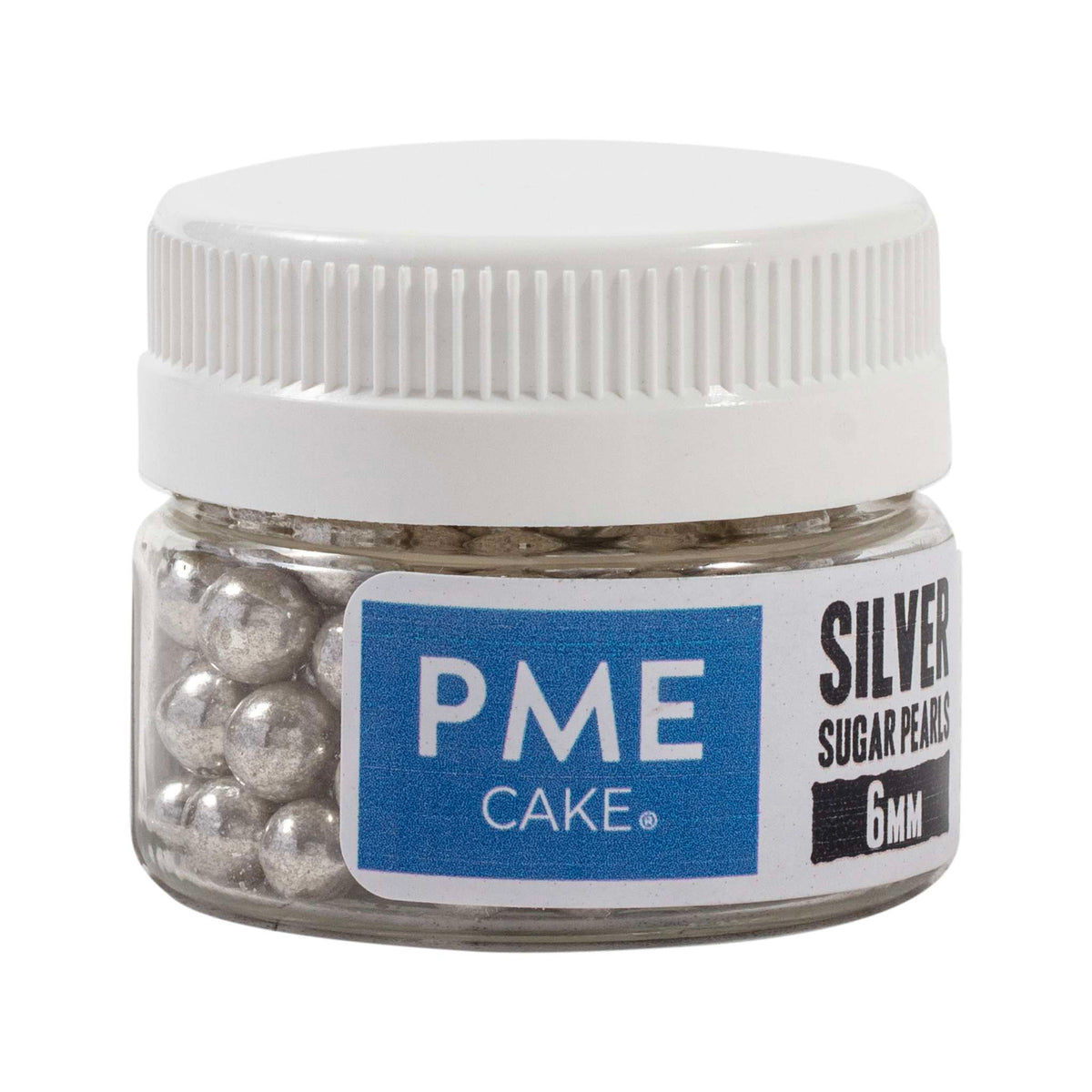 Zilveren Suikerparels - 6mm (25g)
