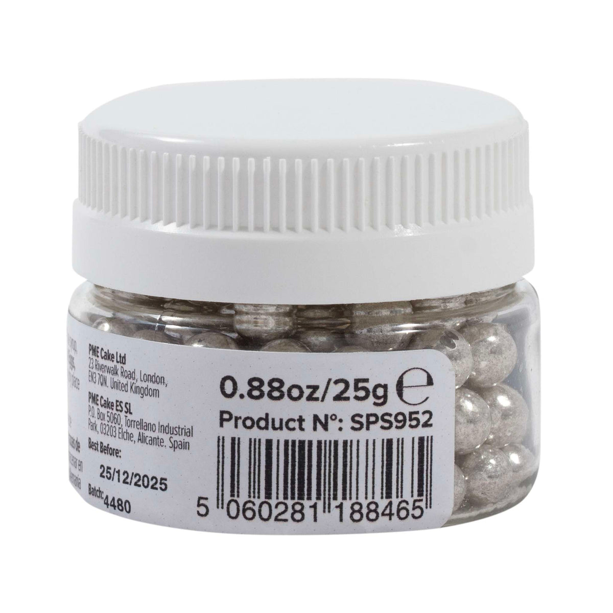 Zilveren Suikerparels - 6mm (25g)