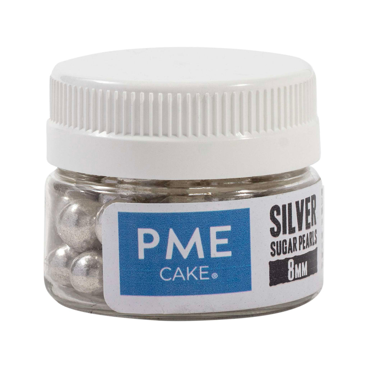 Zilveren Suikerparels - 8mm (25g)
