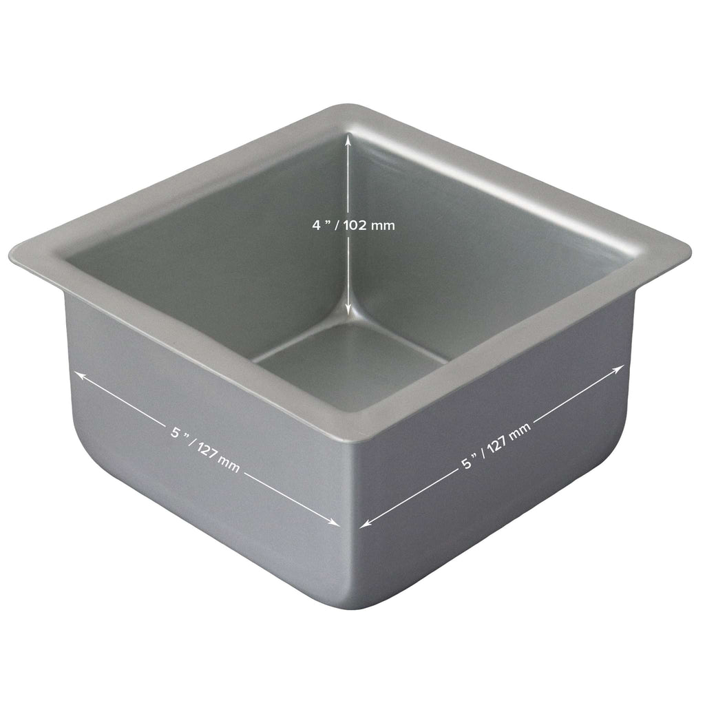 Quadratische Kuchenform (127 x 127 x 102mm / 5 x 5 x 4")