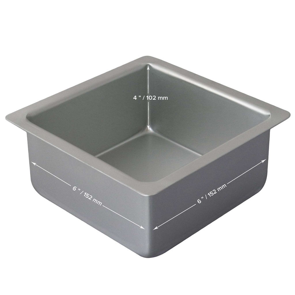 Quadratische Kuchenform (152 x 152 x 102mm / 6 x 6 x 4")