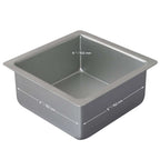 Quadratische Kuchenform (152 x 152 x 102mm / 6 x 6 x 4")