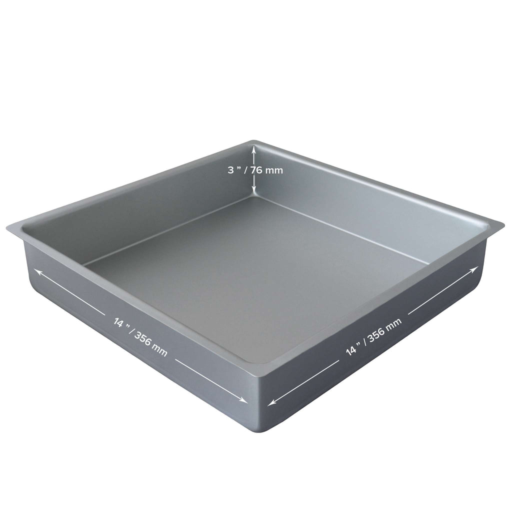 Quadratische Kuchenform (356 x 356 x 76mm / 14 x 14 x 3")