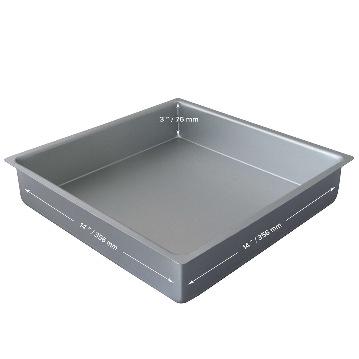 Moule carré (356 x 356 x 76mm / 14 x 14 x 3 pouces)