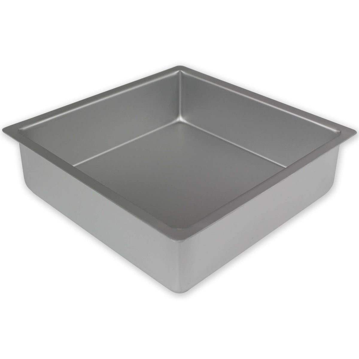 Molde para Pasteles Cuadrado de Aluminio Anodizado PME Profundidad de 16 x 16 x 3-pulgadas