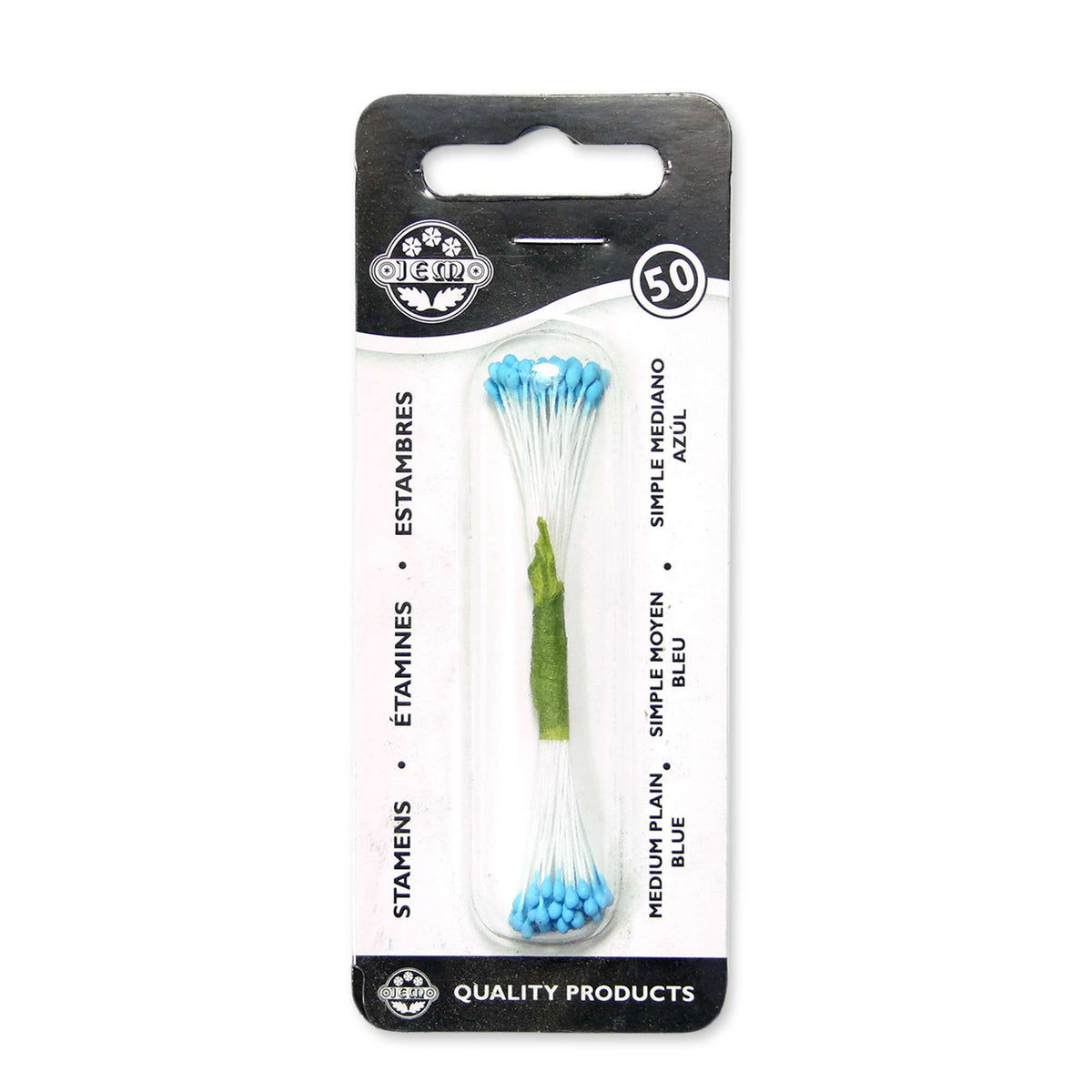 Blue Plain Stamen Medium