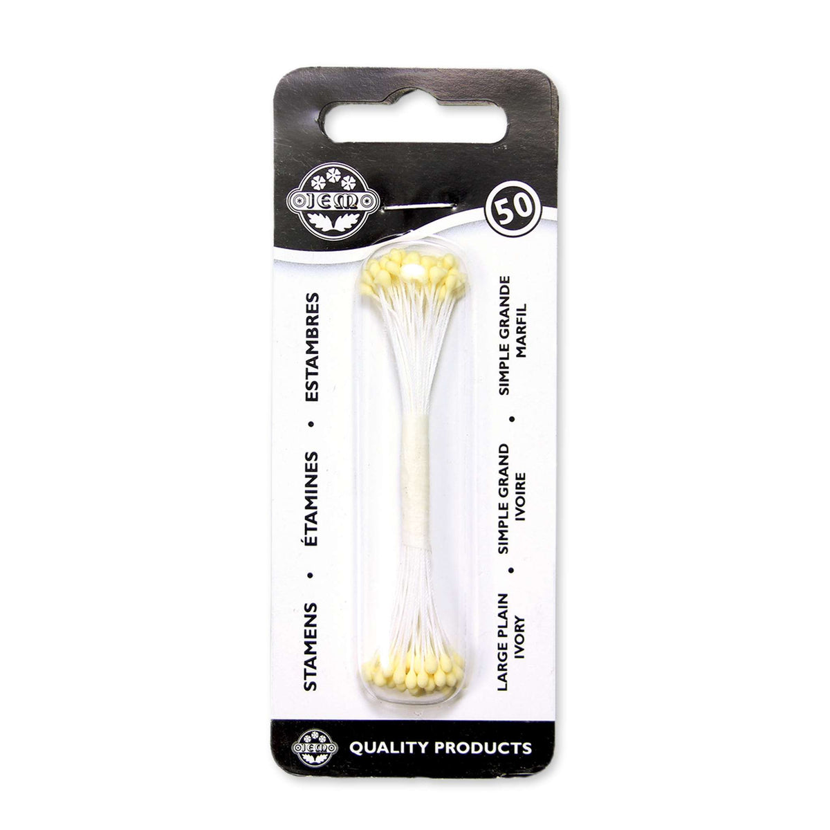 Ivory Plain Stamen Large