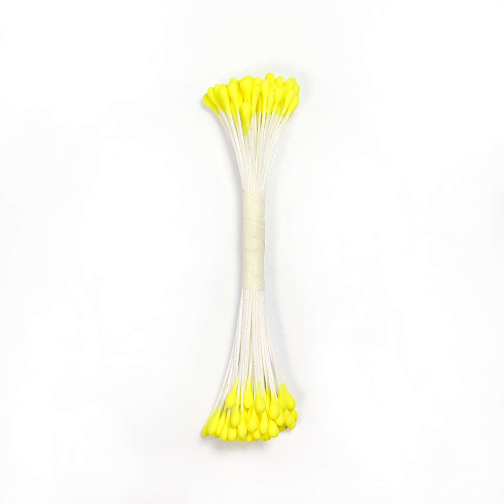Lemon Yellow Plain Stamen Large