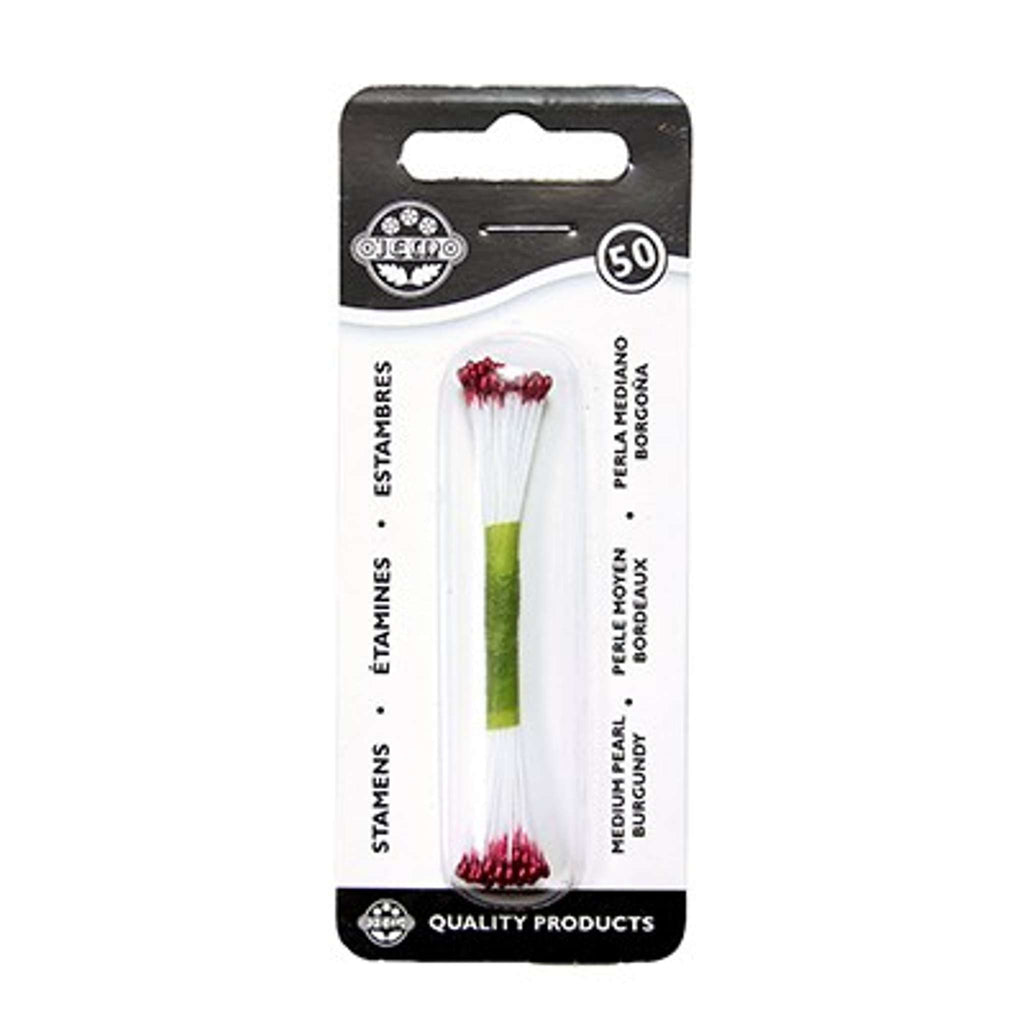 Burgundy Pearl Stamen Medium
