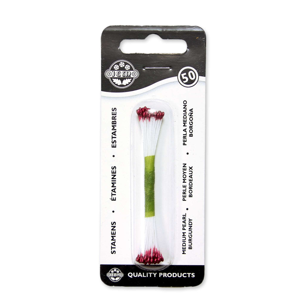 Burgundy Pearl Stamen Medium