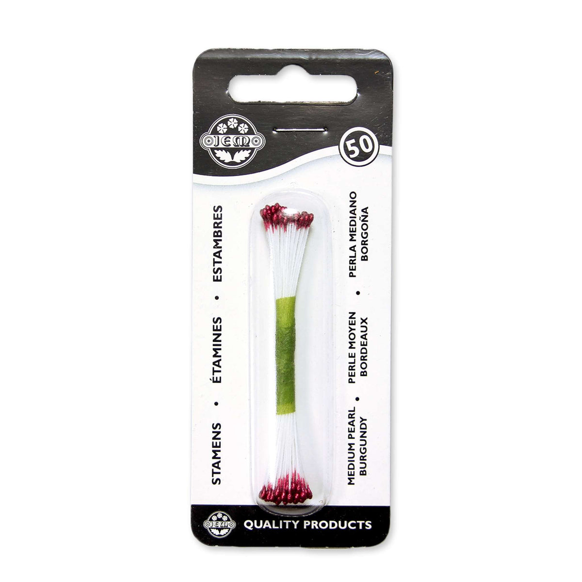 Burgundy Pearl Stamen Medium