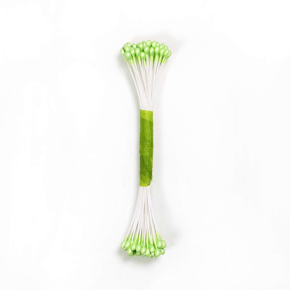Lime Green Pearl Stamen Medium