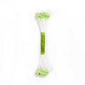 Lime Green Pearl Stamen Medium