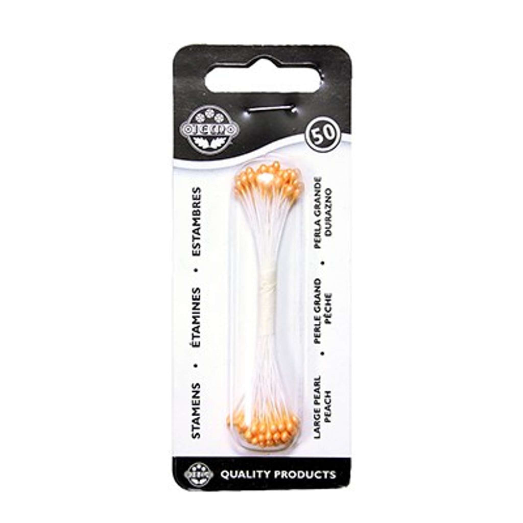 Peach Pearl Stamen Large