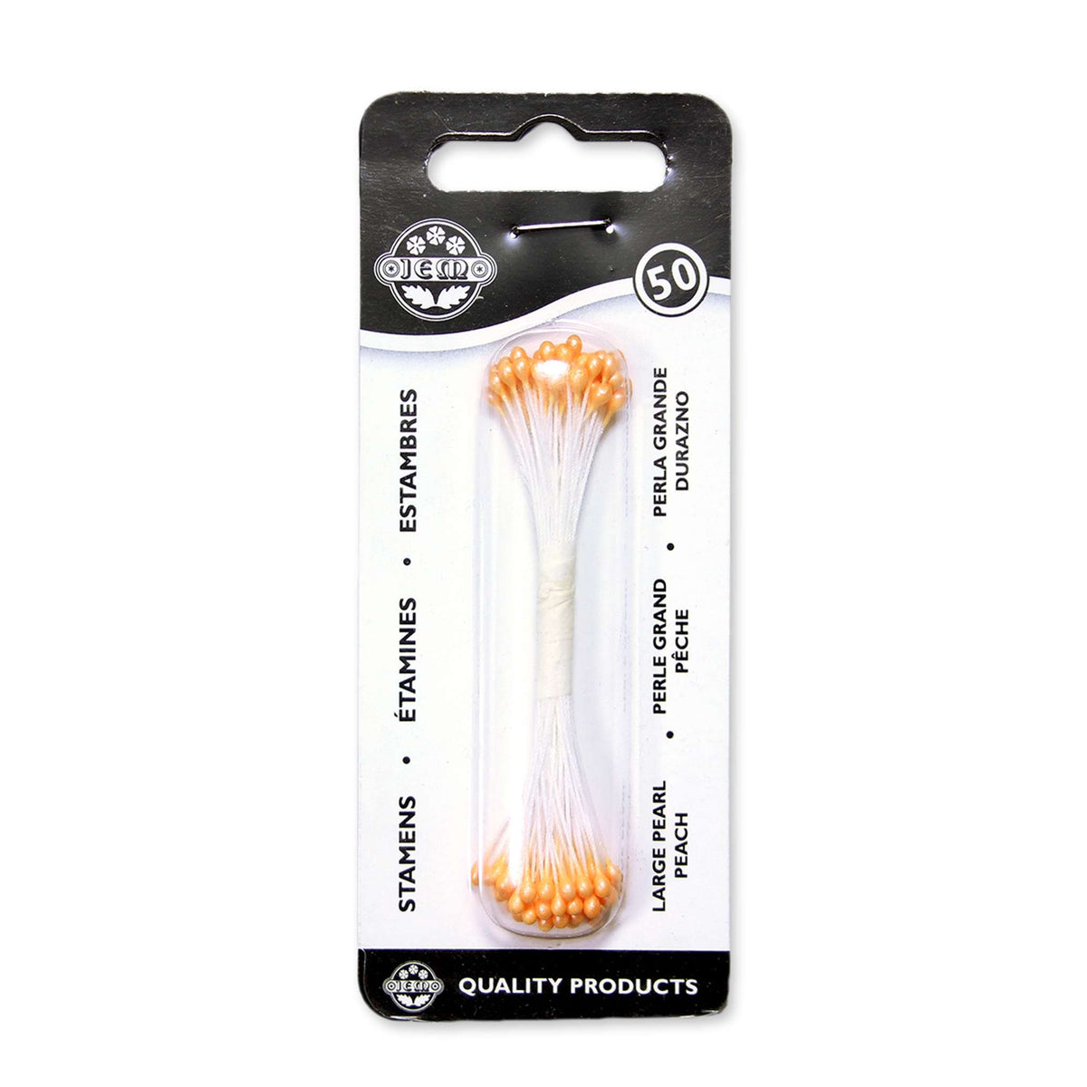 Peach Pearl Stamen Large