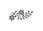 JEM Pochoir - Branche de marguerite simple (48 x 22mm / 2 x 1")