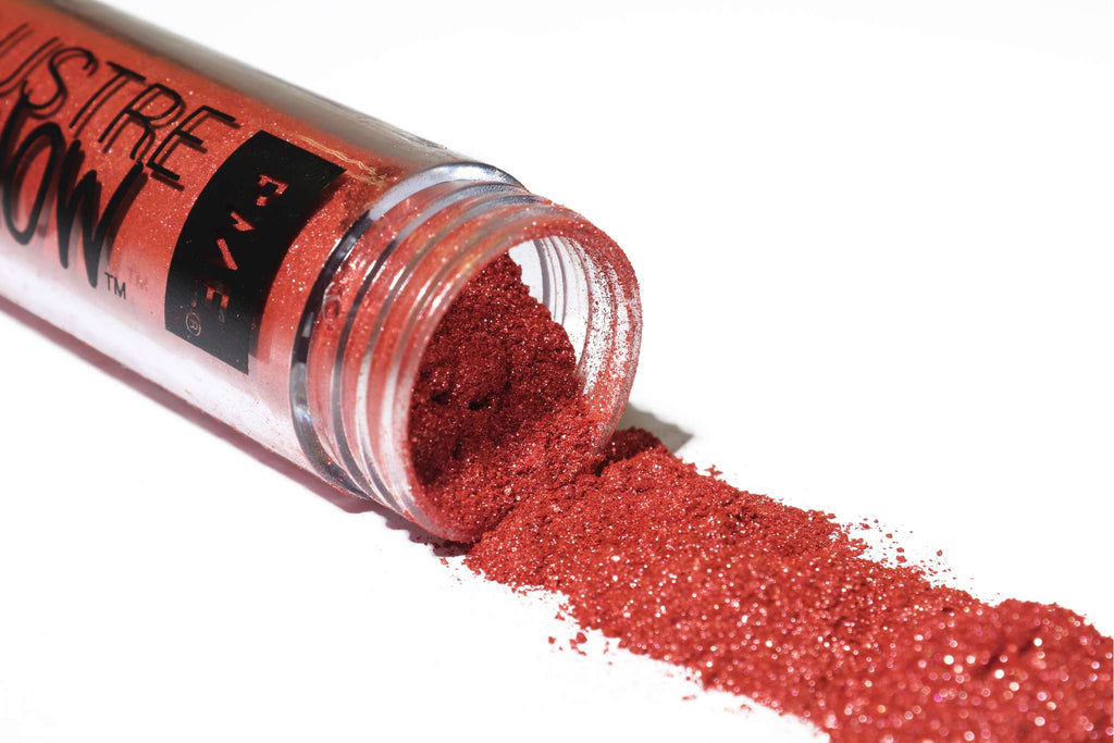 Poudre de Lustre comestible Neige - Rouge (10g)