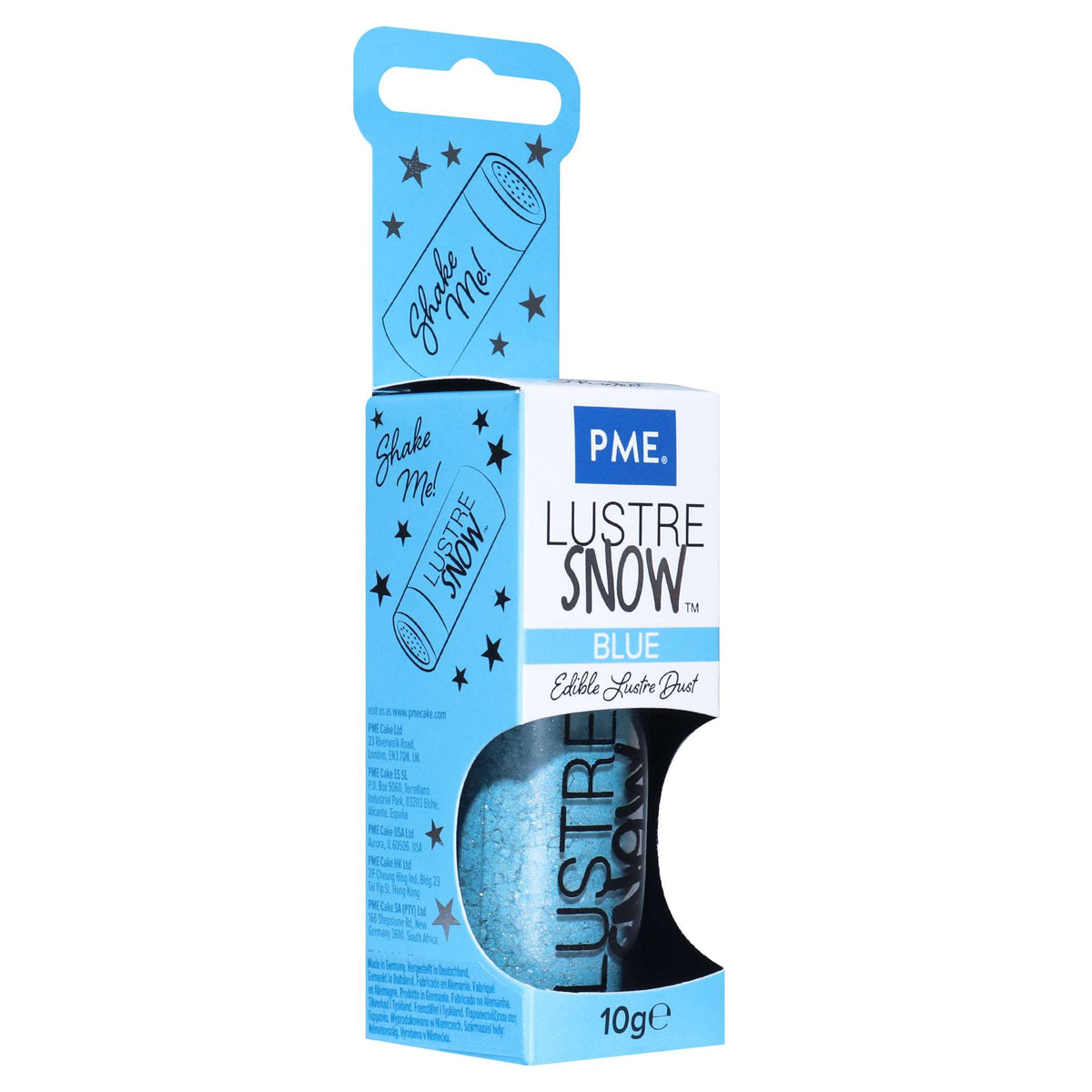 Eetbare Glanspoeder Sneeuw - Blauw (10g)
