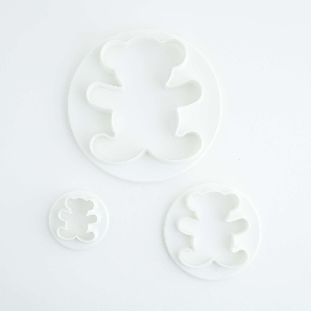 Plastic Uitstekers - Set van 3 Teddyberen