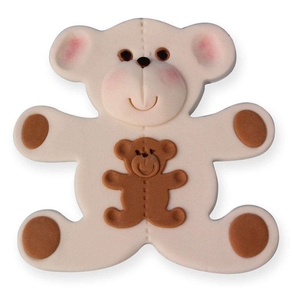 Kunststoff-Ausstecher - Teddybär-Set mit 3 Stück