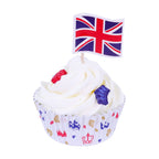 Coronation Pk Paper Cupcake Toppers