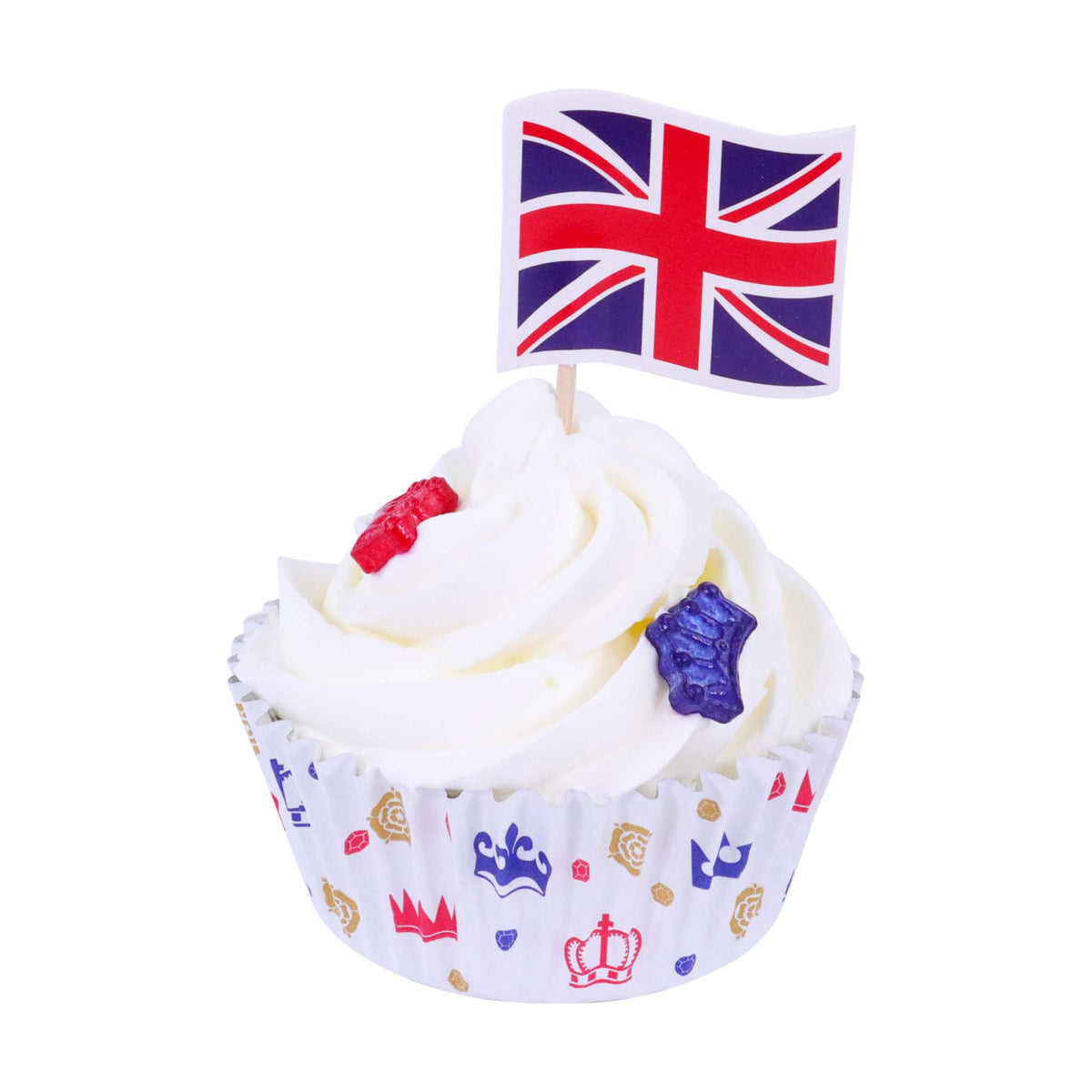 Coronation Pk Paper Cupcake Toppers