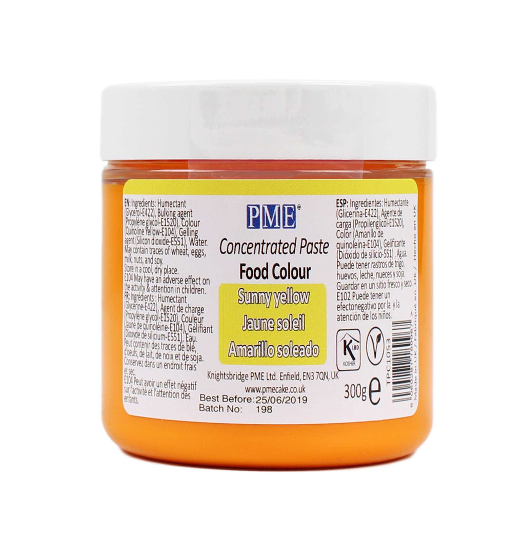 Pâte Colorante Alimentaire - Jaune (300g)