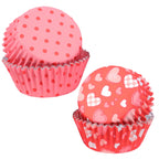 Valentine's Day Foil Lined Cupcake Cases Pk/60