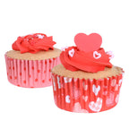 Valentine's Day Foil Lined Cupcake Cases Pk/60