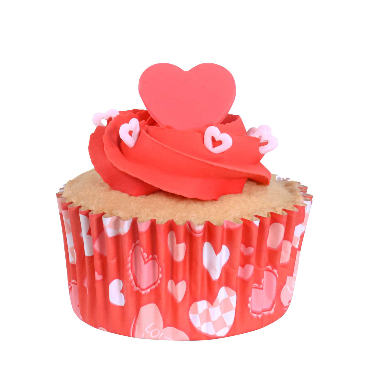 Caissettes à cupcakes en Aluminium Saint Valentin - Jour Saint Valentin (60 pièces)