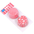 Valentine's Day Foil Lined Cupcake Cases Pk/60