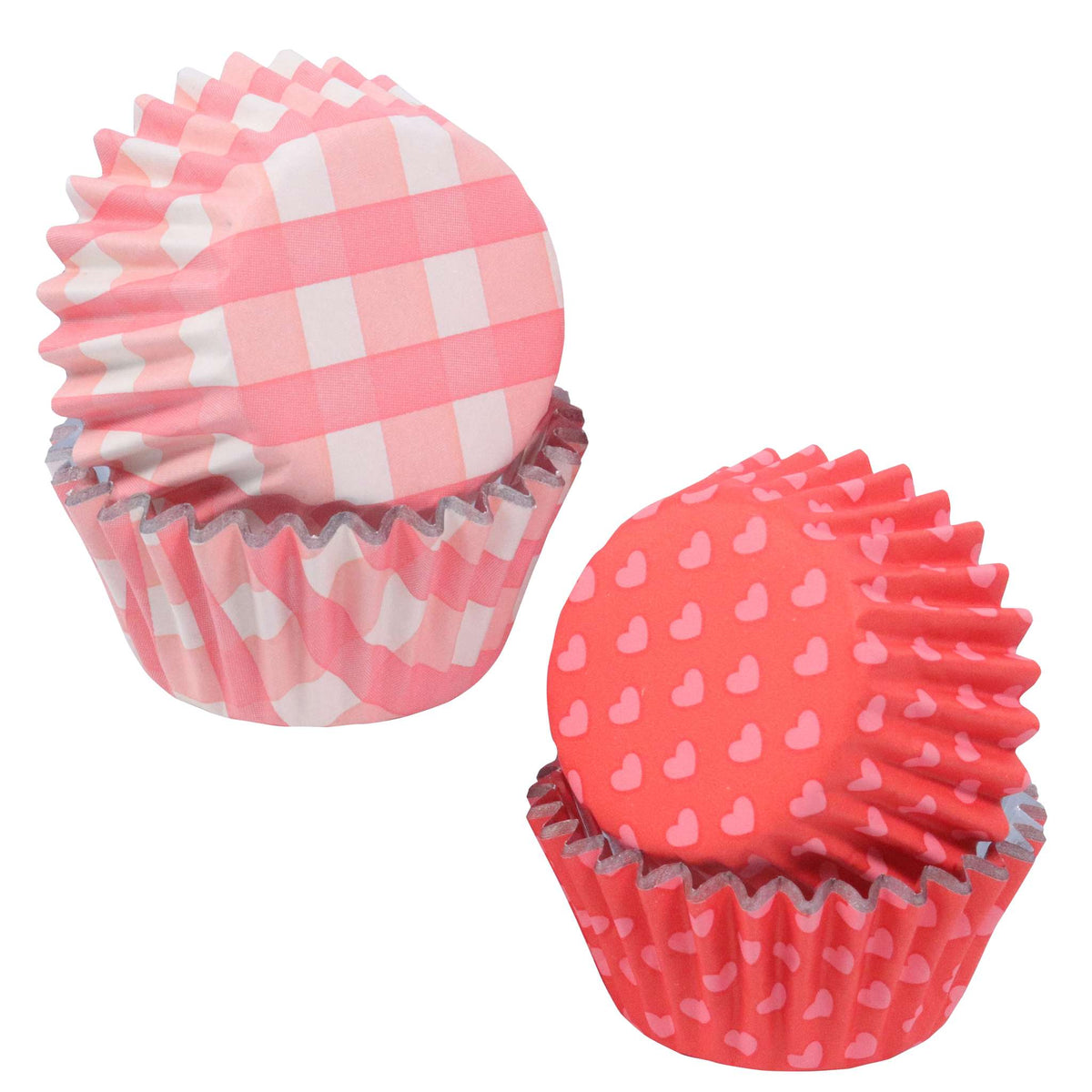 Love Patterns Mini Foil Lined Cupcake Cases Pk/60