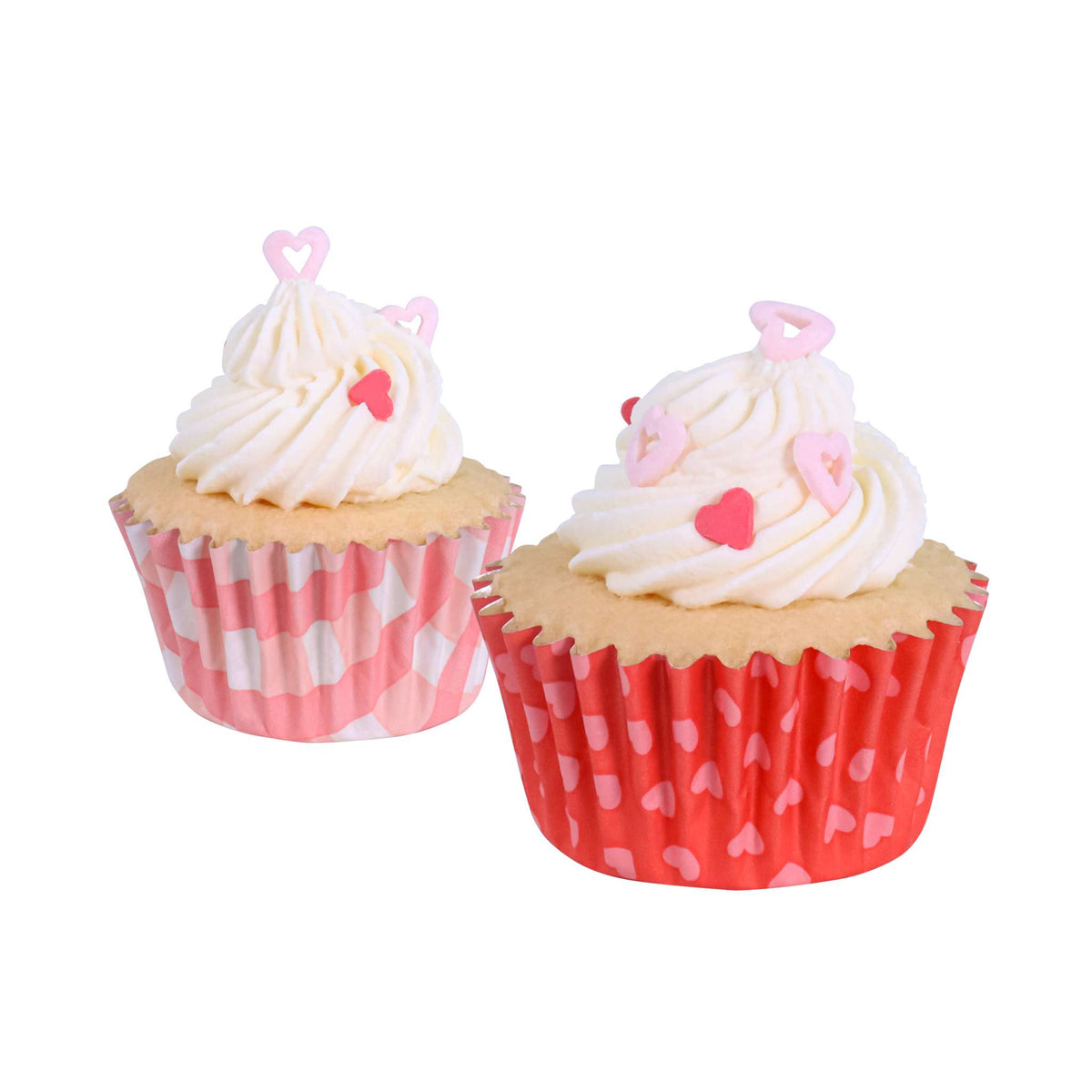 Love Patterns Mini Foil Lined Cupcake Cases Pk/60