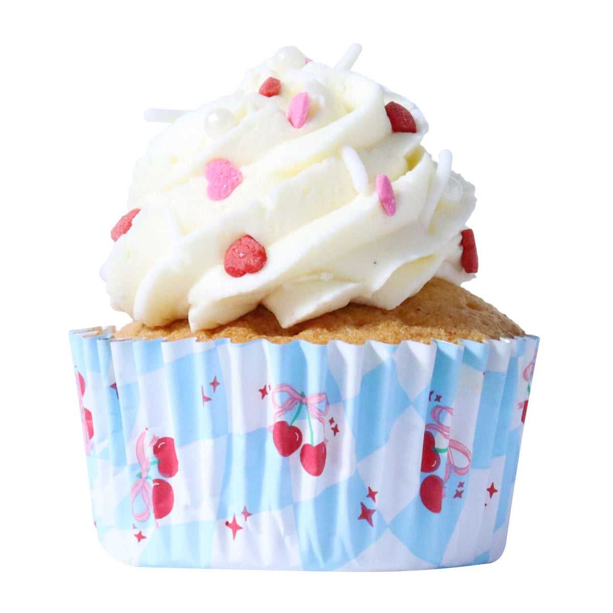 Caissettes à cupcakes Vintage en aluminium - Petit Nœud (30 pièces)