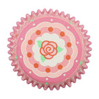 Vintage folienbeschichtete Cupcake-Förmchen - Vintage-Rosen (30 Stück)