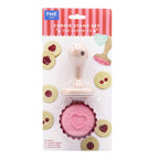 Valentijnsset van 6 Embossing Stempels voor Koekjes met Jamvulling