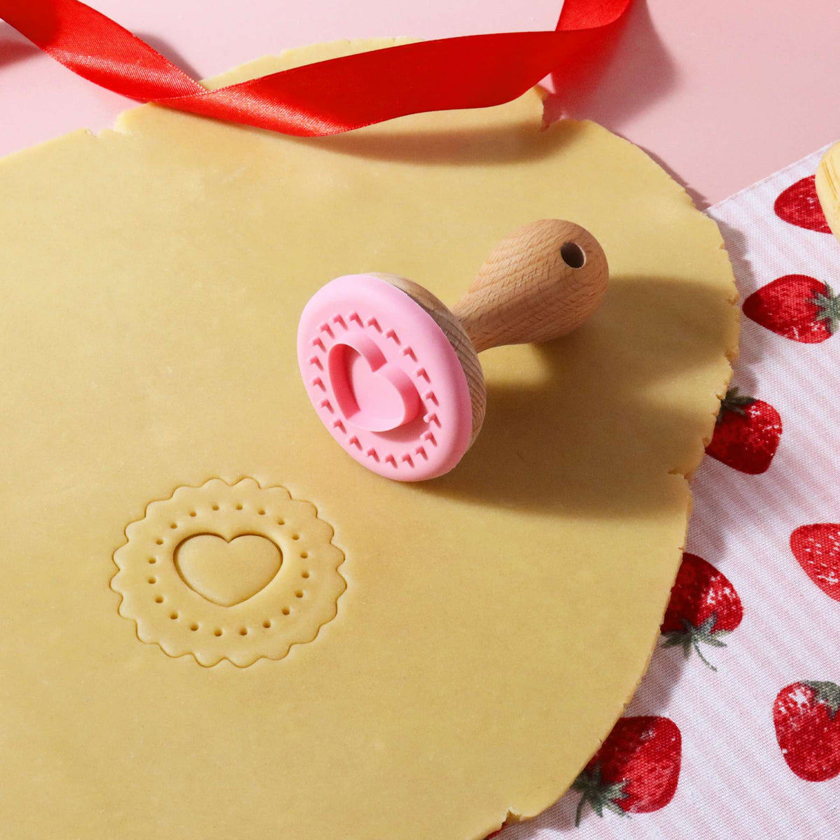 Set de 6 Tampons à Embosser pour Biscuits à la Confiture de la Saint-Valentin