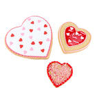 Valentijns Set van 3 Koekjesuitstekers - Harten