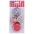 Valentijns Cupcake Vormpjes & Topper Set van 24 - Donuts