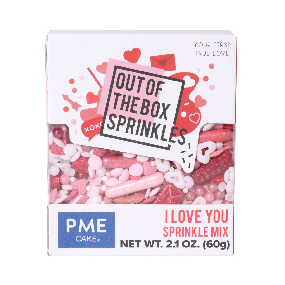 Out of the Box Sprinkles de San Valentín - Te Quiero (60g)