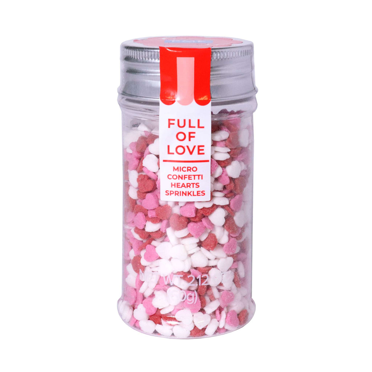 Full Of Love Mini Hearts Sprinkles (60g)