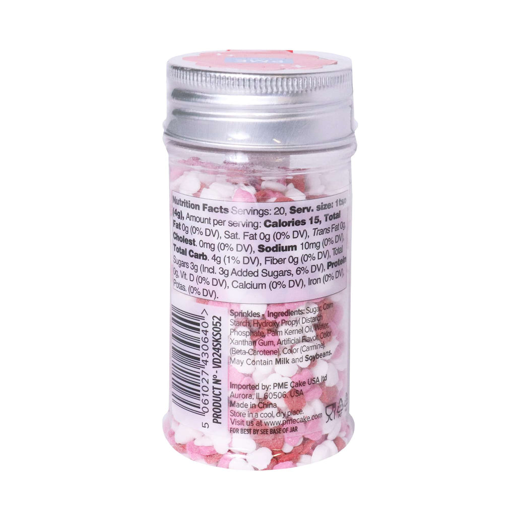 Full Of Love Mini Hearts Sprinkles (60g)