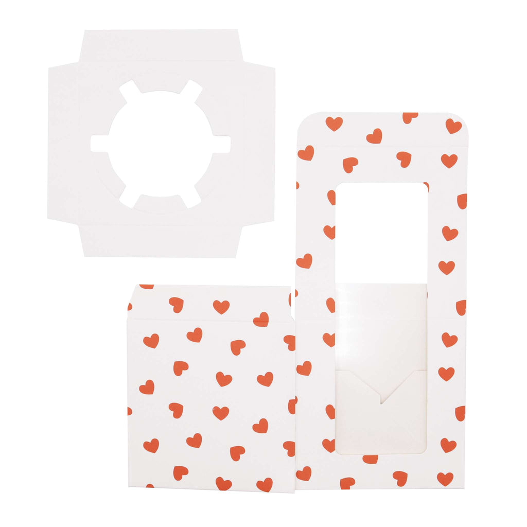 4 Süßigkeitenboxen für den Valentinstag - Liebesherzen
