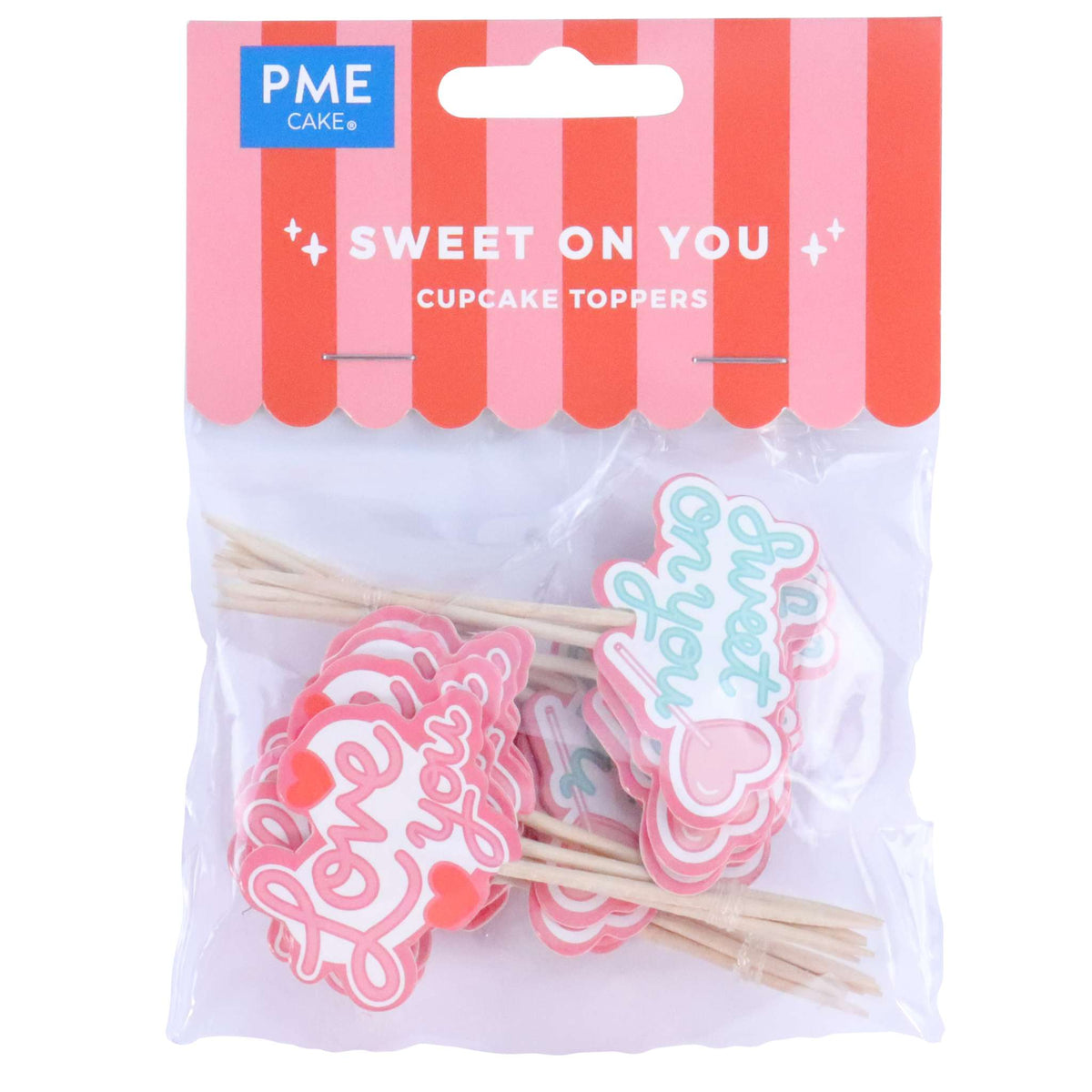Sweet On You Cupcake Toppers Pk/24