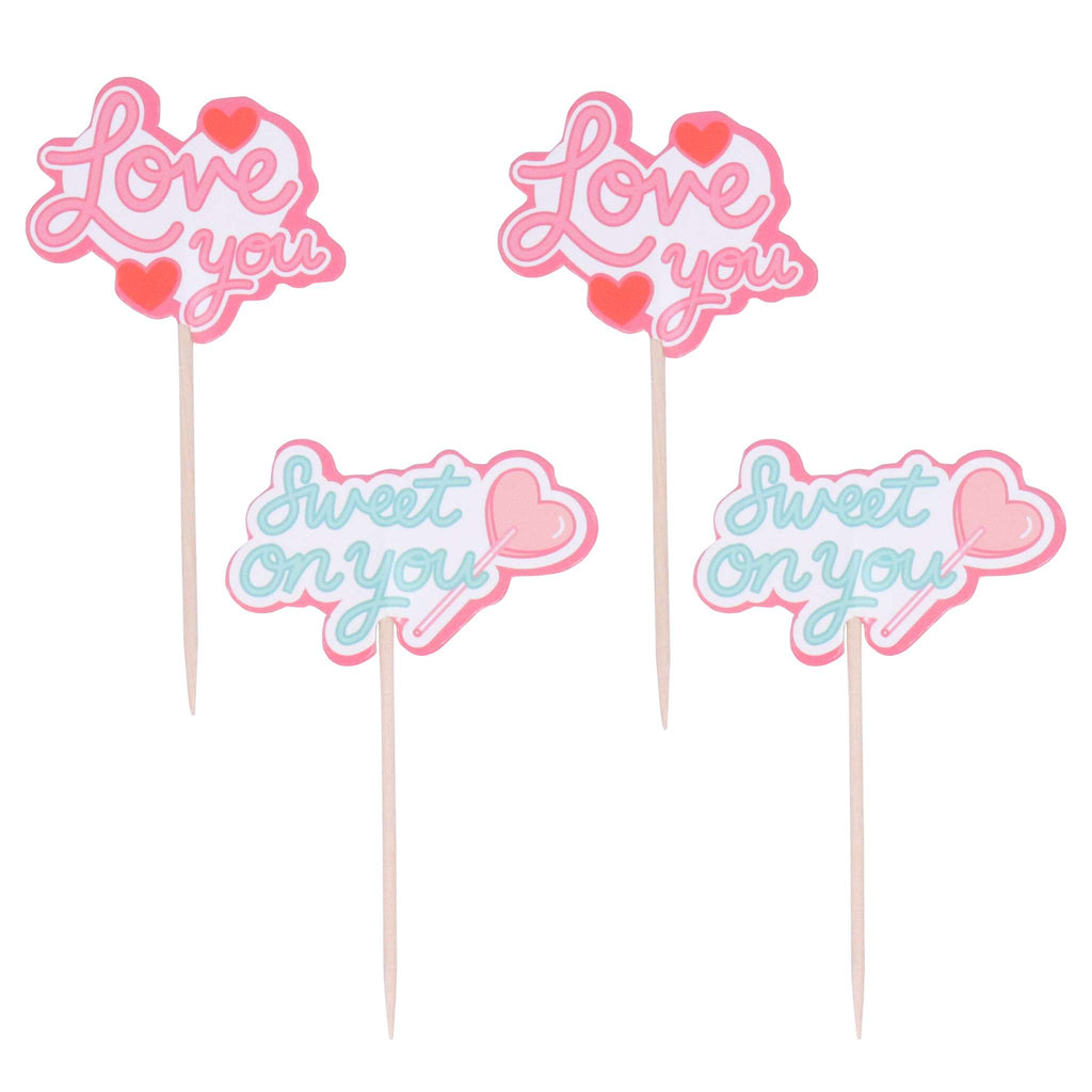 Sweet On You Cupcake Toppers Pk/24