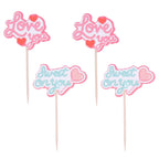 Sweet On You Cupcake Toppers Pk/24
