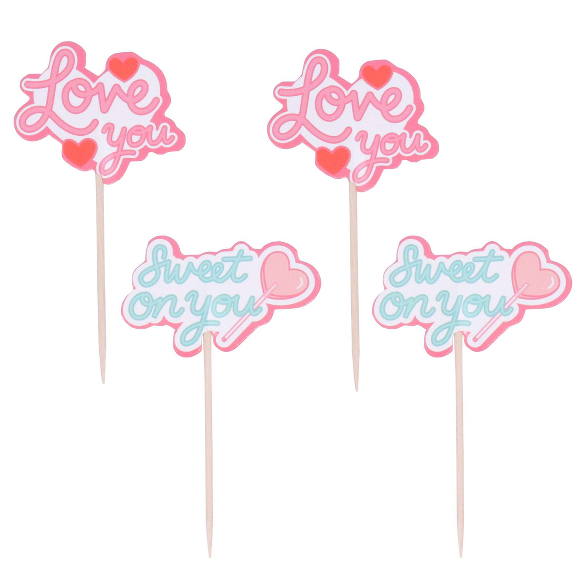 Sweet On You Cupcake Toppers Pk/24