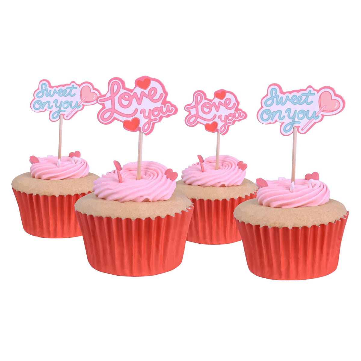 Sweet On You Cupcake Toppers Pk/24