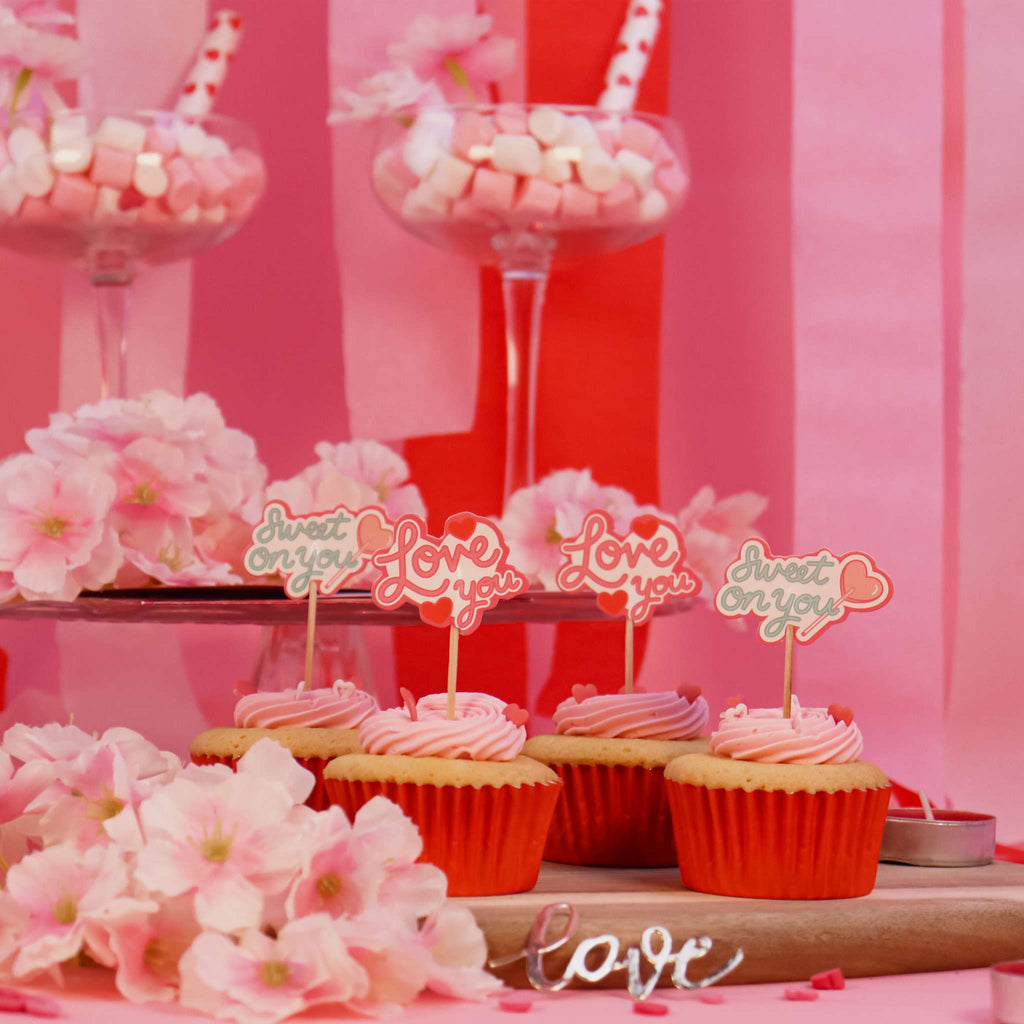 Sweet On You Cupcake Toppers Pk/24