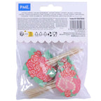 San Valentín Toppers para pasteles - Rosas de Amor (Set de 24)